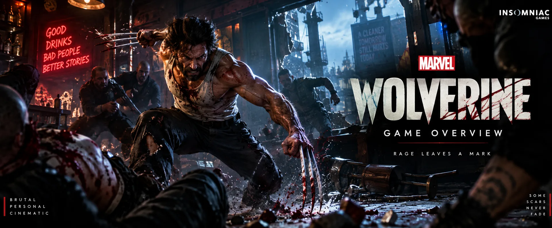 Marvel’s Wolverine 2026 review banner featuring Wolverine in a cinematic action scene