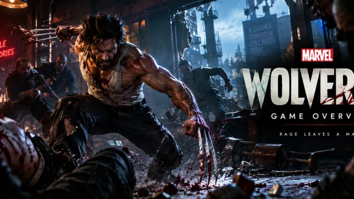 Marvel’s Wolverine 2026 review banner featuring Wolverine in a cinematic action scene