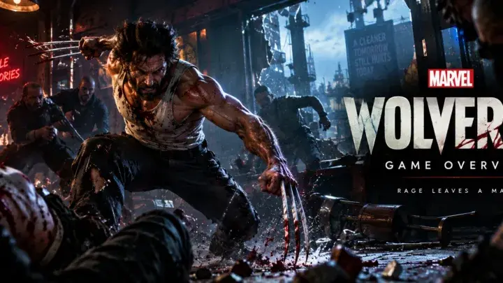 Marvel’s Wolverine 2026 review banner featuring Wolverine in a cinematic action scene