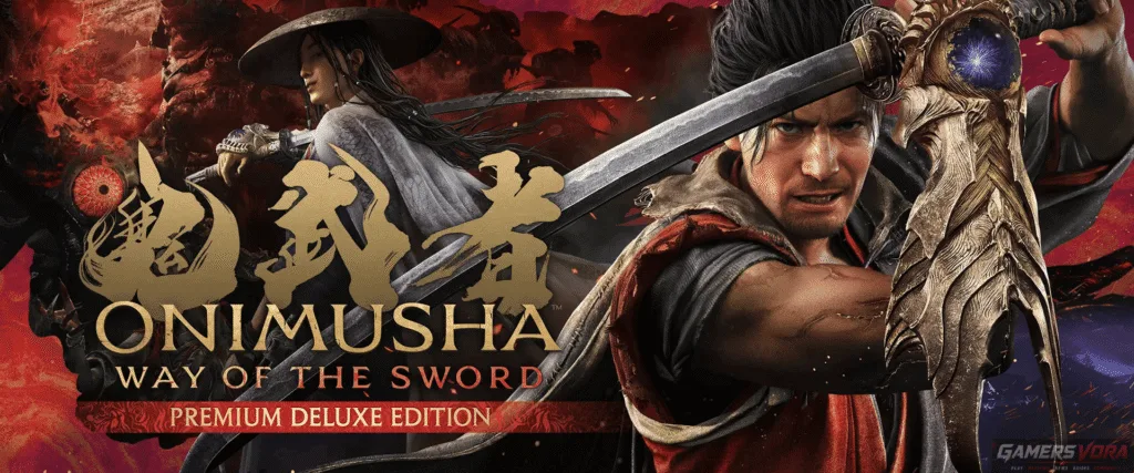 Miyamoto Musashi fighting Genma in Onimusha Way of the Sword