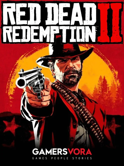 Red Dead Redemption 2 game card featuring Arthur Morgan in the American frontier