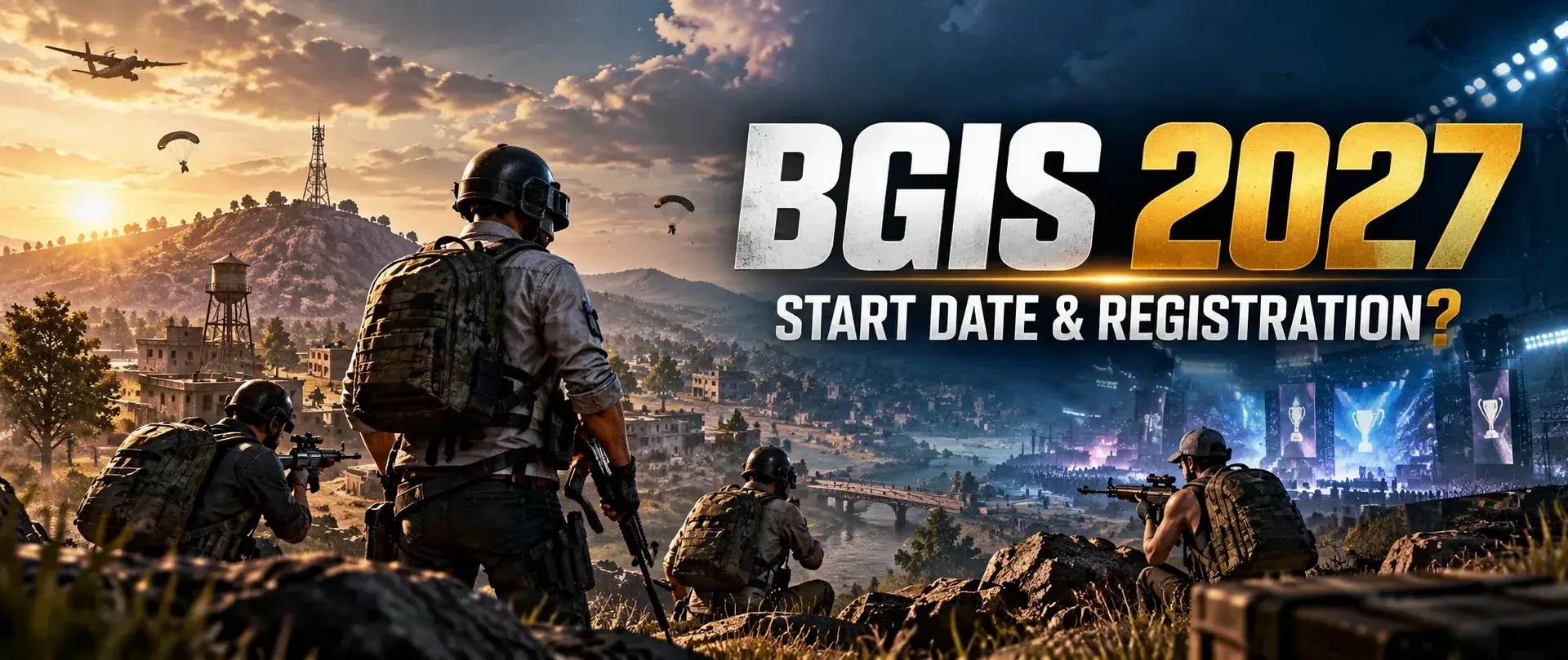 BGIS 2027 start date and registration update for the Battlegrounds Mobile India esports tournament.