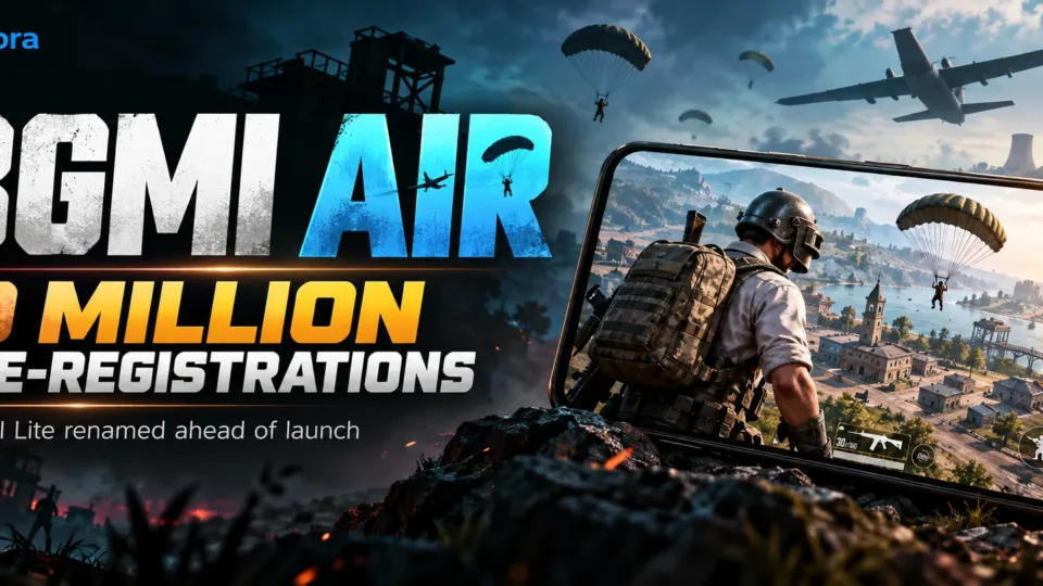 BGMI Air India launch announcement after BGMI Lite rebranding and 10 million pre-registrations