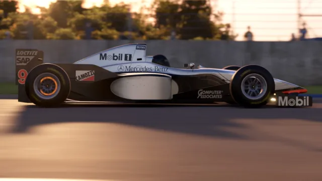 Automobilista 2 — an open-wheel car viewed from the side