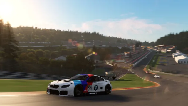 Automobilista 2 — a touring car on an undulating circuit