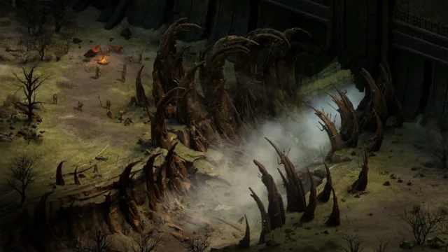 Tyranny — a large rib-like formation in a rocky landscape