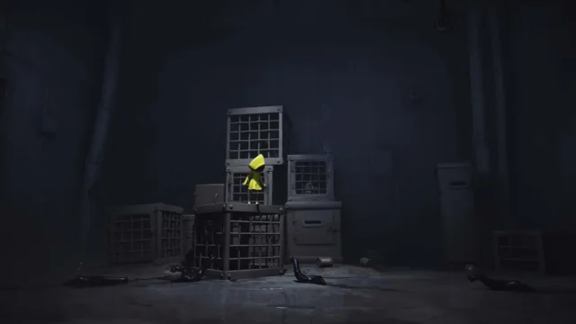 Little Nightmares — Six climbing stacked cages