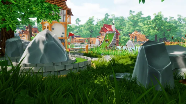 Golf It! — a garden-like minigolf course among rocks