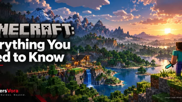 Minecraft gameplay guide covering Java and Bedrock editions, multiplayer and supported platforms